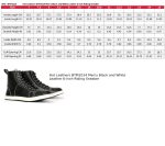 Hot Leathers BTM1014 Men’s Black and White Leather 6-inch Riding Sneaker - Image 3