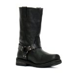 Hot Leathers BTM1016 Men’s Classic Black 11-inch Harness Leather Boots - Image 3