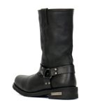 Hot Leathers BTM1016 Men’s Classic Black 11-inch Harness Leather Boots - Image 7