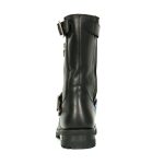 Hot Leathers BTM1019 Men’s Black Tall Round Toe Harness Boots with Flag Strap - Image 9