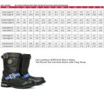 Hot Leathers BTM1019 Men’s Black Tall Round Toe Harness Boots with Flag Strap - Image 3