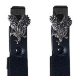 Hot Leathers BUA2011 Flying Eagle Motorcycle Riding Pant Clips - Image 2