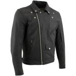 Milwaukee Leather LKM17010 Men’s Reaper Premium Matte Black Leather Motorcycle Biker Riders Jacket - Image 10