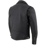 Milwaukee Leather LKM17010 Men’s Reaper Premium Matte Black Leather Motorcycle Biker Riders Jacket - Image 11