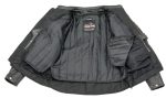 Men’s Premium Buffalo Black Leather Motorcycle Jacket with CE Armor Protection BZ1512 - Image 9