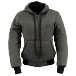 The Bikers Zone BZ2813 Men’s Grey Ultimate Grey Heated Hoodie with 12V Battery (Included) - Image 6