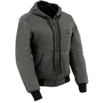 The Bikers Zone BZ2813 Men’s Grey Ultimate Grey Heated Hoodie with 12V Battery (Included) - Image 7