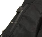 SOA Men’s Black Premium Leather Club Style Motorcycle Riding Vest BZ6210 - Image 6