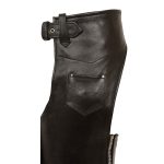 Hot Leathers CHK1001 Kid’s/Children Classic Black Leather Chaps - Image 2