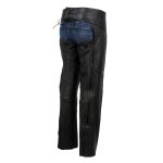 Hot Leathers CHL5001 USA Made Women’s ‘Shade’ Black Premium Leather Motorcycle Chaps - Image 7