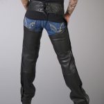 Hot Leathers CHL5001 USA Made Women’s Black Premium Leather Motorcycle Chaps - Image 4