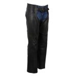 Hot Leathers CHL5001 USA Made Women’s ‘Shade’ Black Premium Leather Motorcycle Chaps