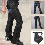 Hot Leathers CHL5001 USA Made Women’s ‘Shade’ Black Premium Leather Motorcycle Chaps - Image 5