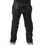 Hot Leathers CHM5001 USA Made Men’s Classic Black Premium Leather Motorcycle Chaps - Image 4