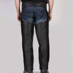 Hot Leathers CHM5001 USA Made Men’s Classic Black Premium Leather Motorcycle Chaps - Image 6