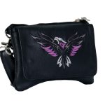 Hot Leathers CPE2006 Tribal Eagle Embroidered Ladies Clip Pouch Purse-8″X5″X1″ - Image 7