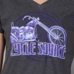 Official Cycle Source CSL1012 Ladies Chopper Vintage Smoke T-Shirt - Image 2