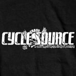 Official Cycle Source Magazine CSM1008 Men’s Scooter Tramp Black T-Shirt - Image 2