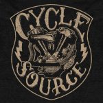 Official Cycle Source Magazine CSM4011 Men’s Knucklehead Black Hoodie Sweatshirt - Image 3