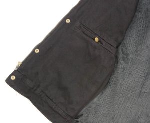Club Vest CVM3000 Men’s Classic Blue Denim Vest with Dual Front Closure - Image 3