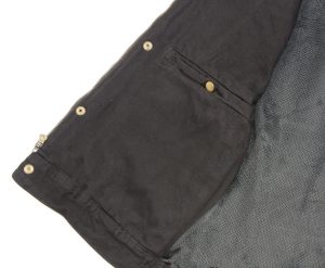 Club Vest CVM3002 Men’s Classic Blue Side Lace Denim Vest with Dual Front Closure - Image 3