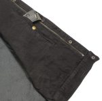 Club Vest CVM3010 Men’s Black Denim Vest with Leather Trim Accents - Image 4