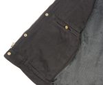 Club Vest CVM3010 Men’s Black Denim Vest with Leather Trim Accents - Image 3