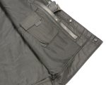 Club Vest CVM3510 Men’s Black Zipper Leather Vest with Seamless Back Design - Image 4