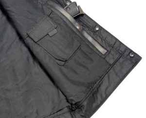 Club Vest CVM3712 Men’s Black Side Lace Leather Vest with Seamless Back Design - Image 5