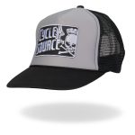 Hot Leathers CYA1006 Official Cycle Source Logo Snapback Trucker Hat - Image 2