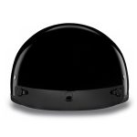 Close Out Daytona Helmets D1-A ‘Skull Cap’ HI-Gloss Black Half Face Helmet with Visor - Image 5