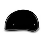 Close Out Daytona Helmets D1-ANS ‘Skull Cap’ HI-Gloss Black Half Face Helmet without Visor - Image 2