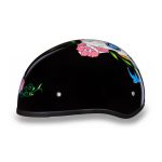 Close Out Daytona Helmets D6-DS ‘Skull Cap’ Diamond Skull Half Face Helmet - Image 2
