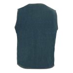 Milwaukee Leather DM1310 Men’s Classic Blue Denim Western Style Cowboy Biker Vest w/ Snap Button Closure - Image 8