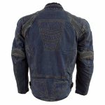 Bikers Edge DM1991 Men’s Blue ‘Armored and Vented’ Denim Racing Jacket - Image 2