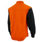 NexGen DM3333 Men’s Orange with Black Long Sleeve Button Down Shirt - Image 5