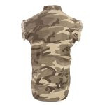 Milwaukee Leather DM4009 Men’s Sand Lightweight Denim Shirt with with Frayed Cut Off Sleeveless Look - Image 7
