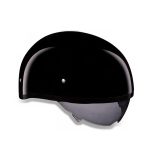 Close Out Daytona Helmets DS8-A ‘Skull Cap’ Gloss Black Half Face Helmet with Inner Shield - Image 11