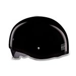 Close Out Daytona Helmets DS8-A ‘Skull Cap’ Gloss Black Half Face Helmet with Inner Shield - Image 8