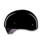 Close Out Daytona Helmets DS8-A ‘Skull Cap’ Gloss Black Half Face Helmet with Inner Shield - Image 9