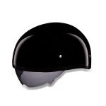 Close Out Daytona Helmets DS8-A ‘Skull Cap’ Gloss Black Half Face Helmet with Inner Shield - Image 10