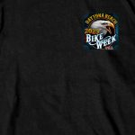 Hot Leathers EDM1184 Men’s 2023 Daytona Beach Bike Week Eagle Bike Black T-Shirt - Image 3