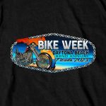 Hot Leathers EDM1186 Men’s 2023 Daytona Bike Week Florida Chopper Black T-Shirt - Image 3