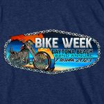 Hot Leathers EDM1187 Men’s 2023 Daytona Bike Week Chopper T-Shirt - Image 3