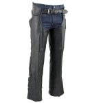 Event Leather EL1117BBO Men’s Black Classic ‘Braided’ Leather Chaps