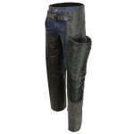 Event Biker EL1117BO Black Real Premium Leather Motorcycle Chaps for Men – Premium Leather Riding Chaps - Image 6