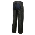Event Biker EL1117BO Black Real Premium Leather Motorcycle Chaps for Men – Premium Leather Riding Chaps - Image 8