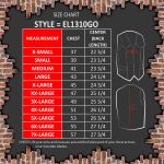 Event Leather EL1310GO Men’s Black Leather Classic Snap Button Biker Vest - Image 3
