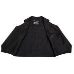 Event Leather EL5310 Men’s Classic Black Leather Vest with Snap Button Closure - Image 6
