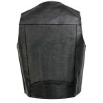 Event Leather EL5310 Men’s Classic Black Leather Vest with Snap Button Closure - Image 7